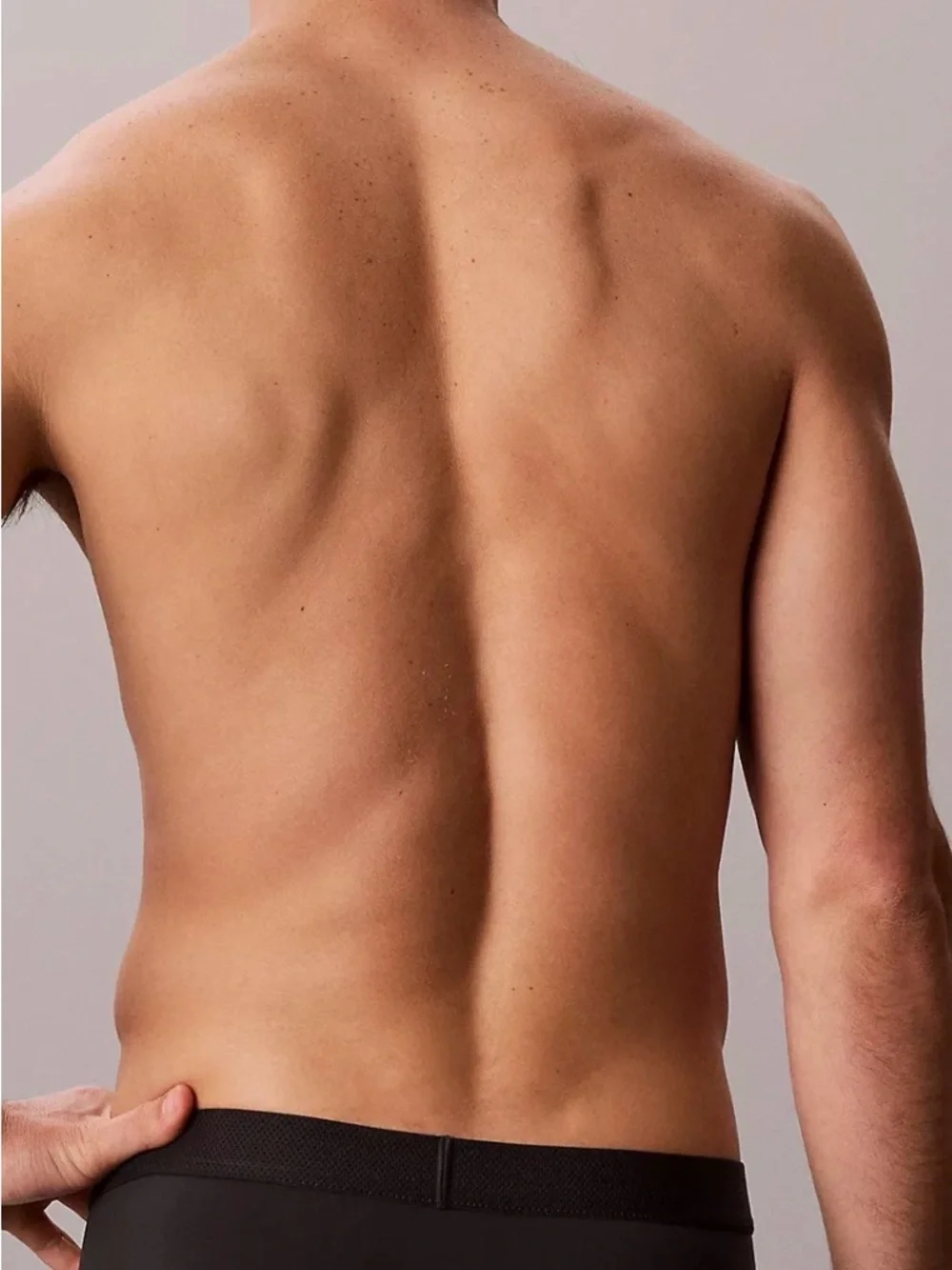 Calvin Klein intense power motion low rise Trunk - black - large logo